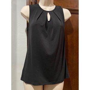 Ann Taylor Black Sleeveless Blouse